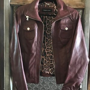 Black Rivet leather jacket